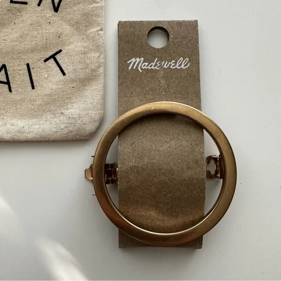 NWT Madewell Chunky Circle Hair Clip - Picture 6 of 6